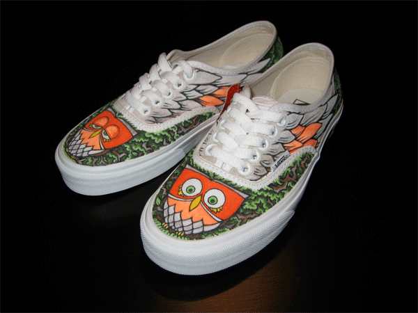 Hand-painted Custom Vegan Shoes by Tony Price - tonyxprice.com