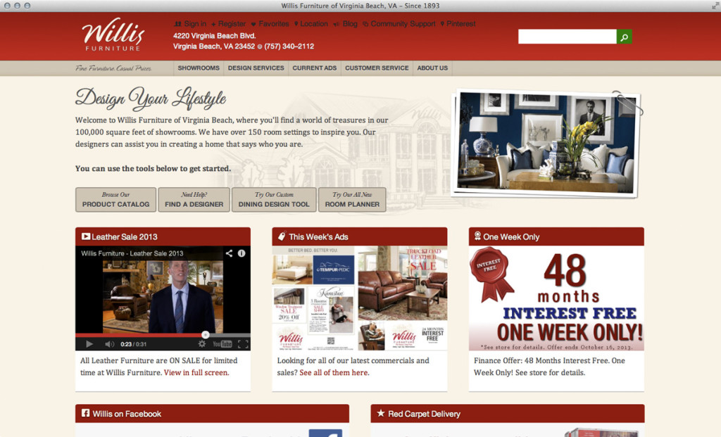 Willis Furniture Tony Price